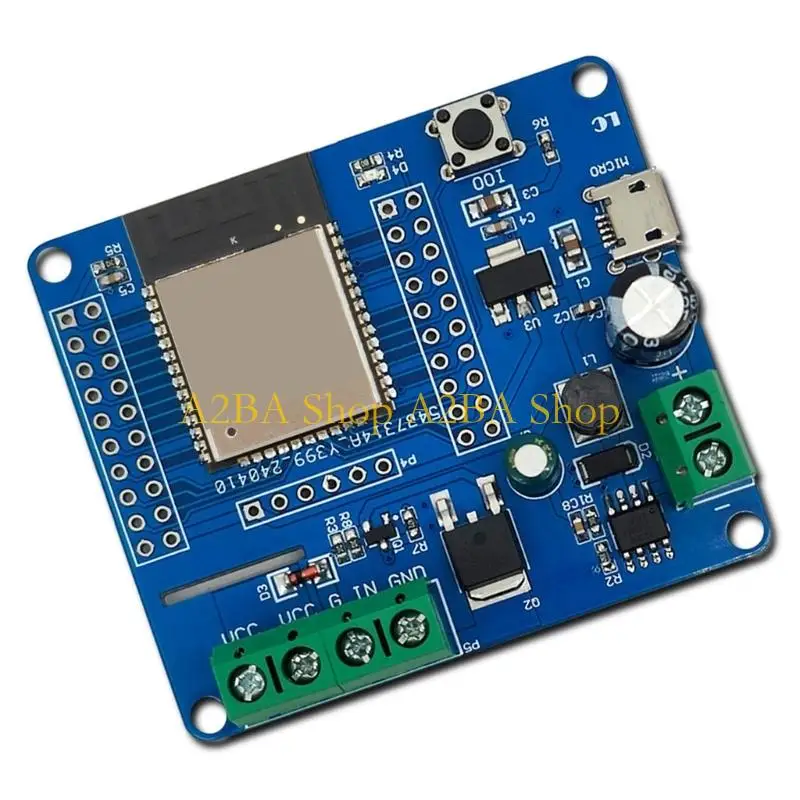 Фото Плата разработки A2BA ESP32, одноканальный модуль MOS-переключателей, вход 5-80 В, Wi-Fi №4