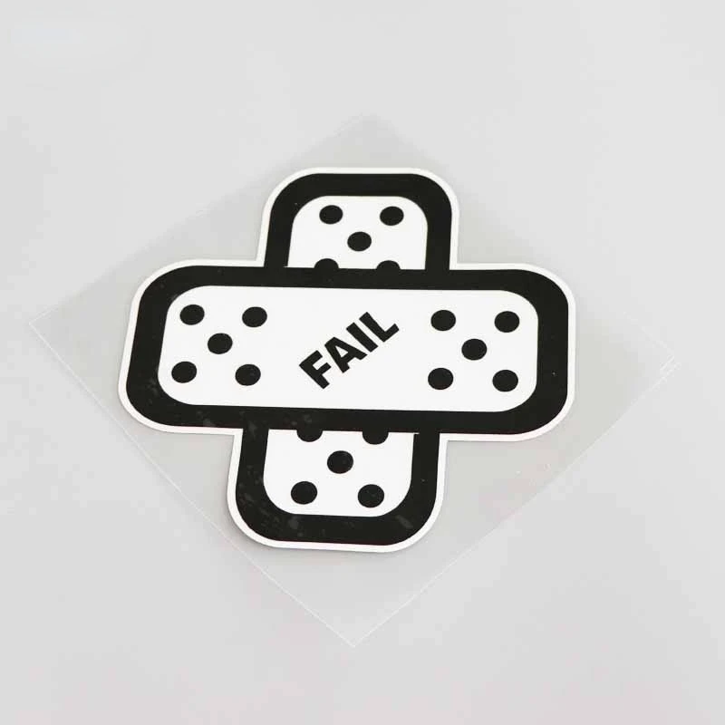 

Creativity Cartoon Interesting Car-styling Band Aid Car Sticker Decal PVC Graphical 11.5CM*11.2CM
