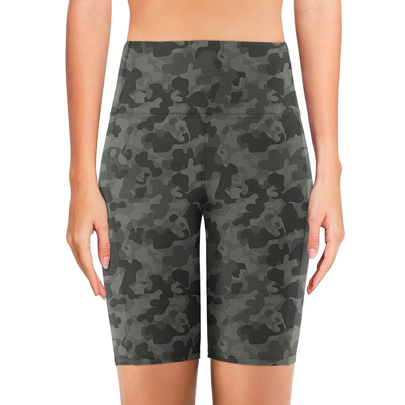 New Peach Buttock Fitness Leggings Women's Gym Sports Tight Running Shorts Hip Three-point Pants High Waist Seamless Yoga Shorts