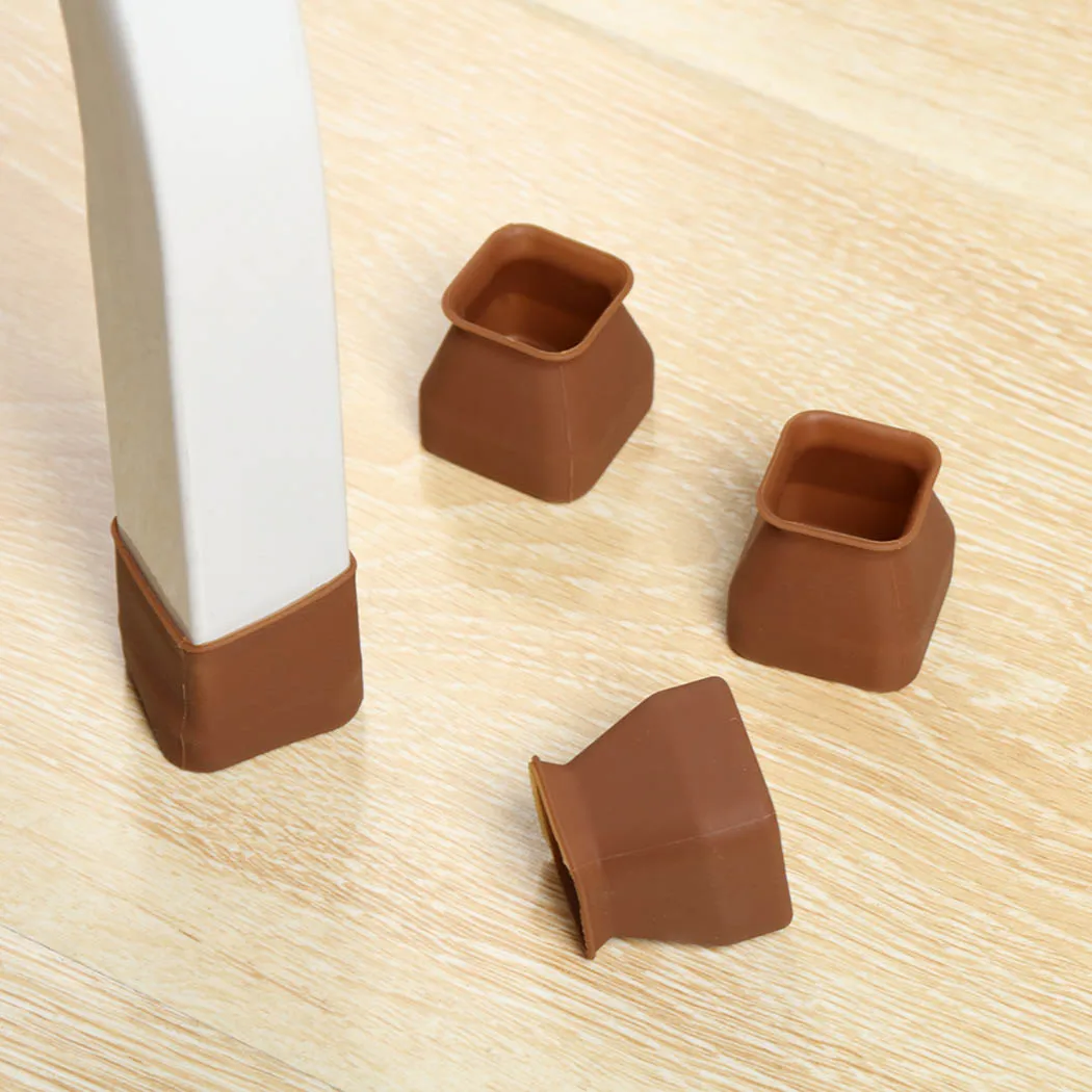 

1 шт., Силиконовая накладка на ножки стула, 3,7x3,7x3 см