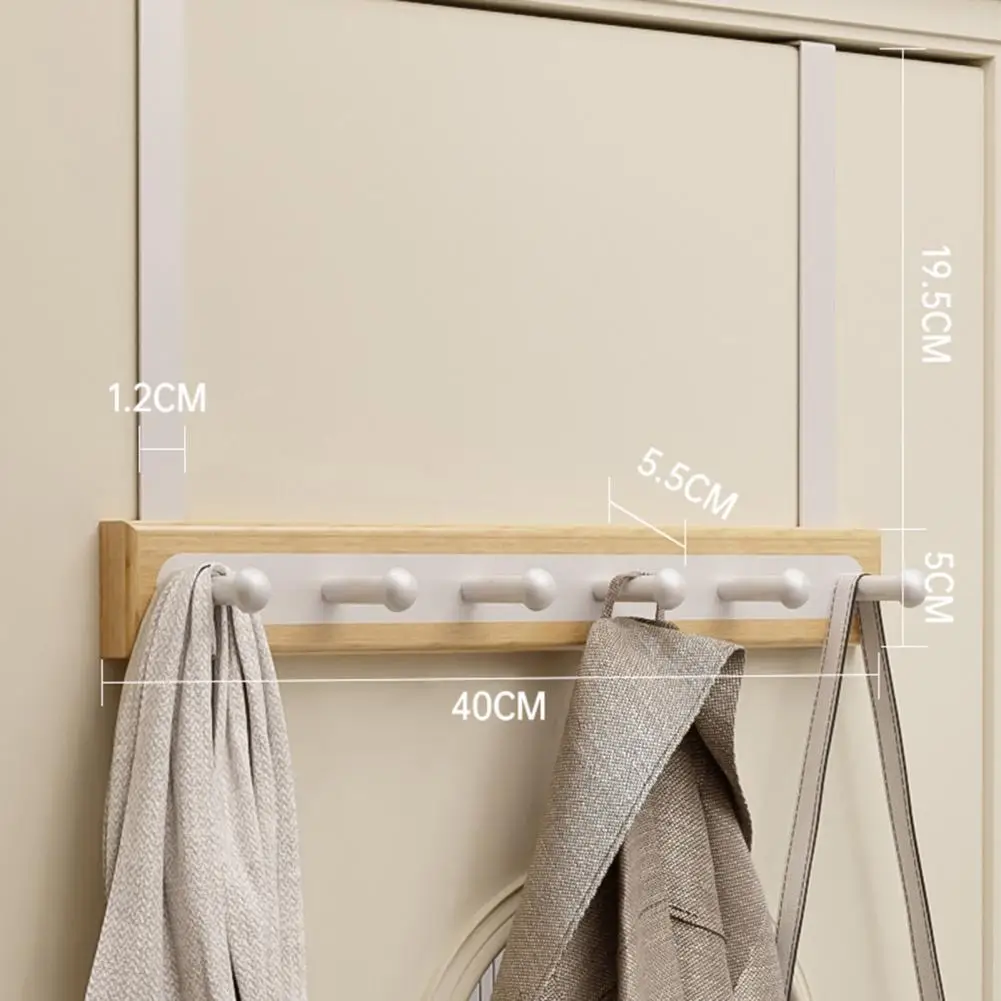 

Compact Storage Solution Versatile Door Hooks for Efficient Home Organization Multi-purpose Hangers for Clothes Towels Hats