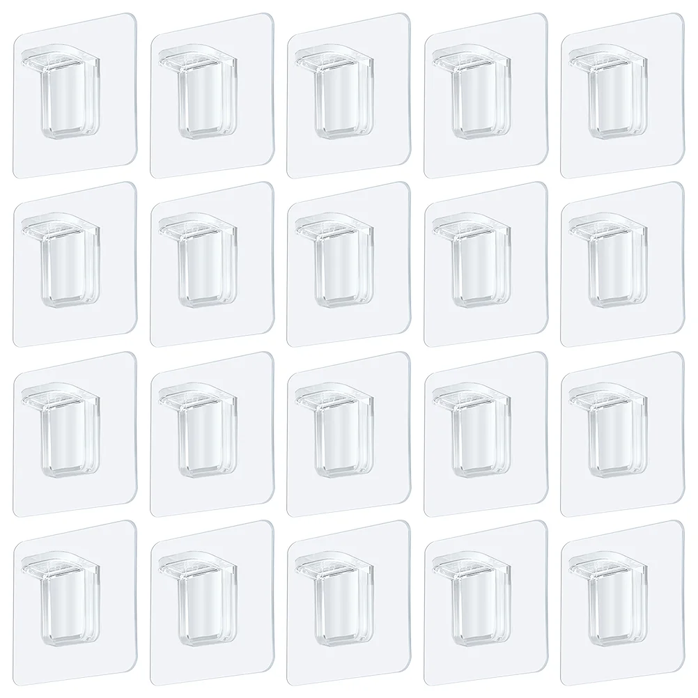 

20Pcs Pegs Household Shelf Holders Nail-free Shelf Supports Waterproof Cabinet Pegs Home Accessory for Wardrobe Home Cabinet