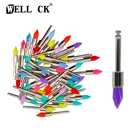 WELL CK 100 шт. стоматологические материалы полировальная щетка профилактика цвет нейлоновый лоскут конусная стоматология Odontologia защелка конус стоматолог