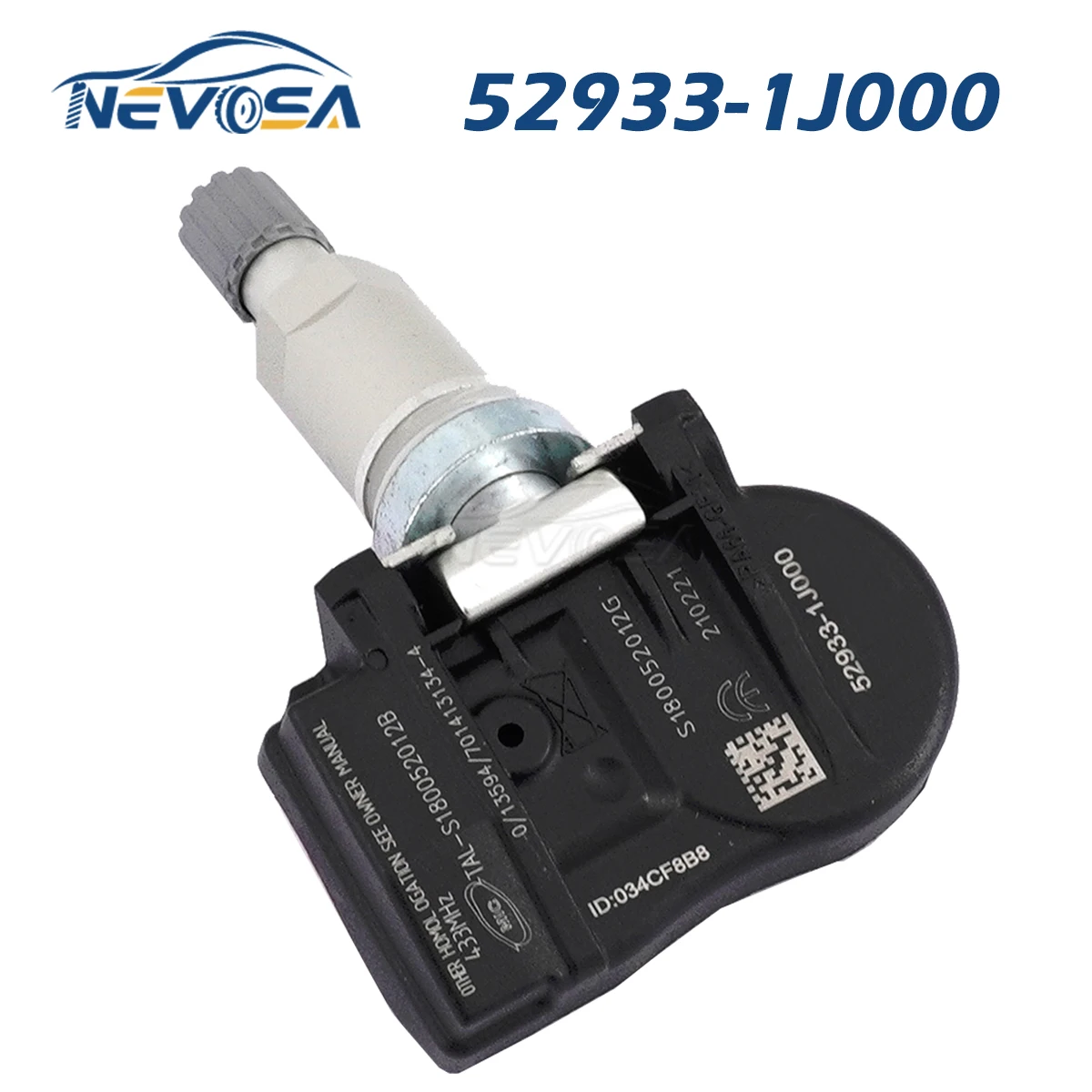 

NEVOSA 52933-1J000 TPMS For Hyundai Accent i20 ix20 Solaris Kia Optima Sorento Soul Venga K5 K7 Tire Pressure Monitor Sensor