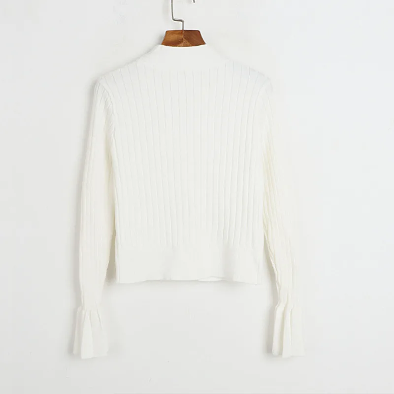 [ZOCI] Легкий роскошный вязаный кардиган топ 2024 осенний предмет расшитая блестками