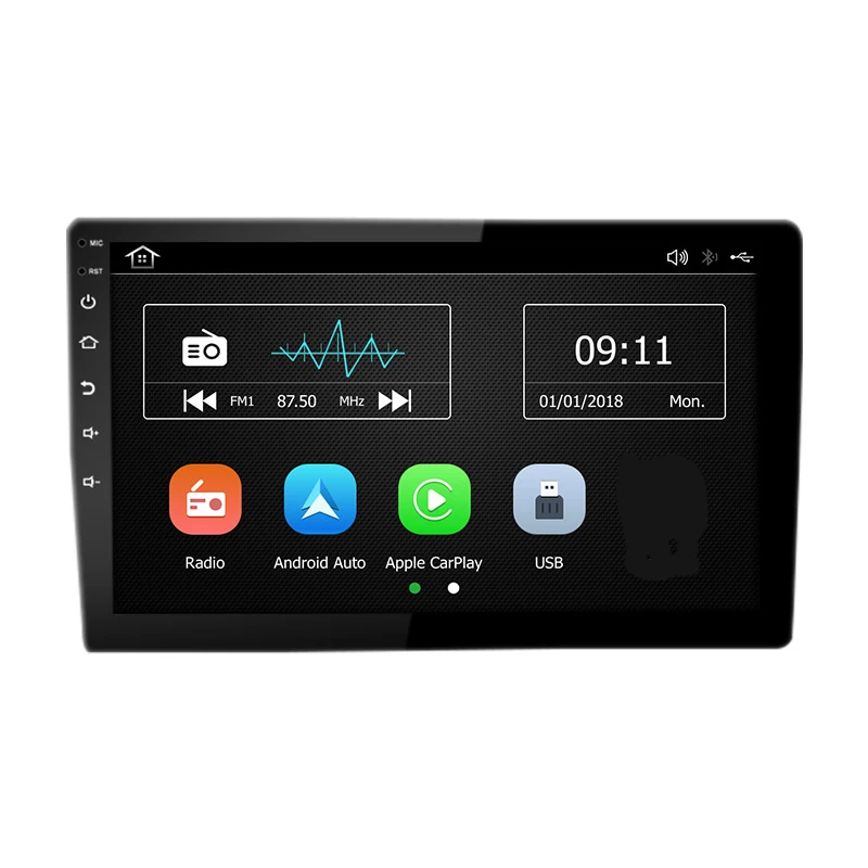 

10" And 9" Linux System Capacitive Screen Car Video Player For Universal Wireless Carplay Navigation