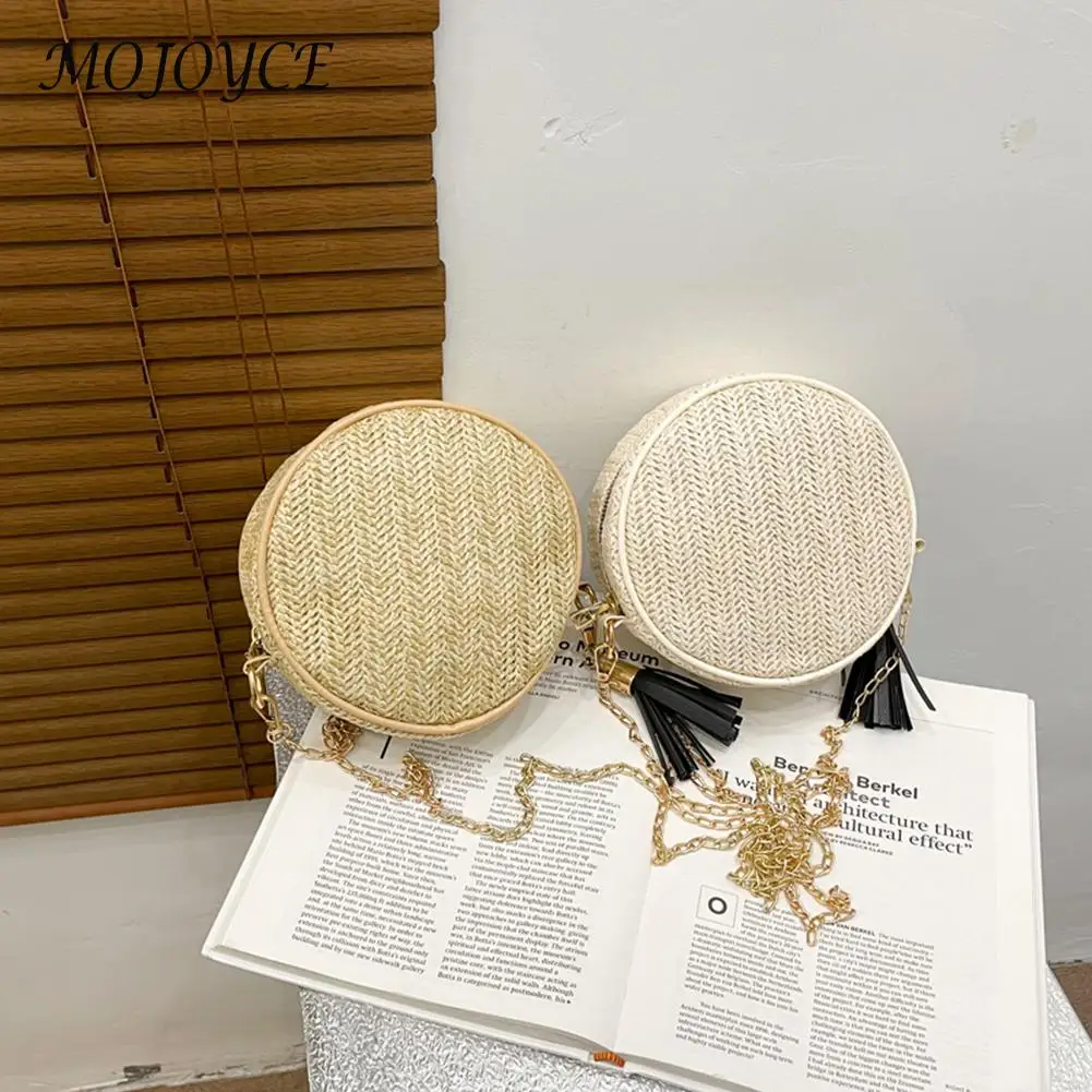 

DIY Straw Wallet Comestic Storage Pouch Makeup Bags Casual Accessories Storage Bag Art Mosaic Christmas Gift