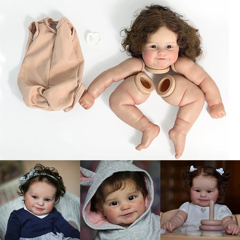 24-дюймовые уже окрашенные наборы реалистичные детали куклы Reborn Maddie с телом и