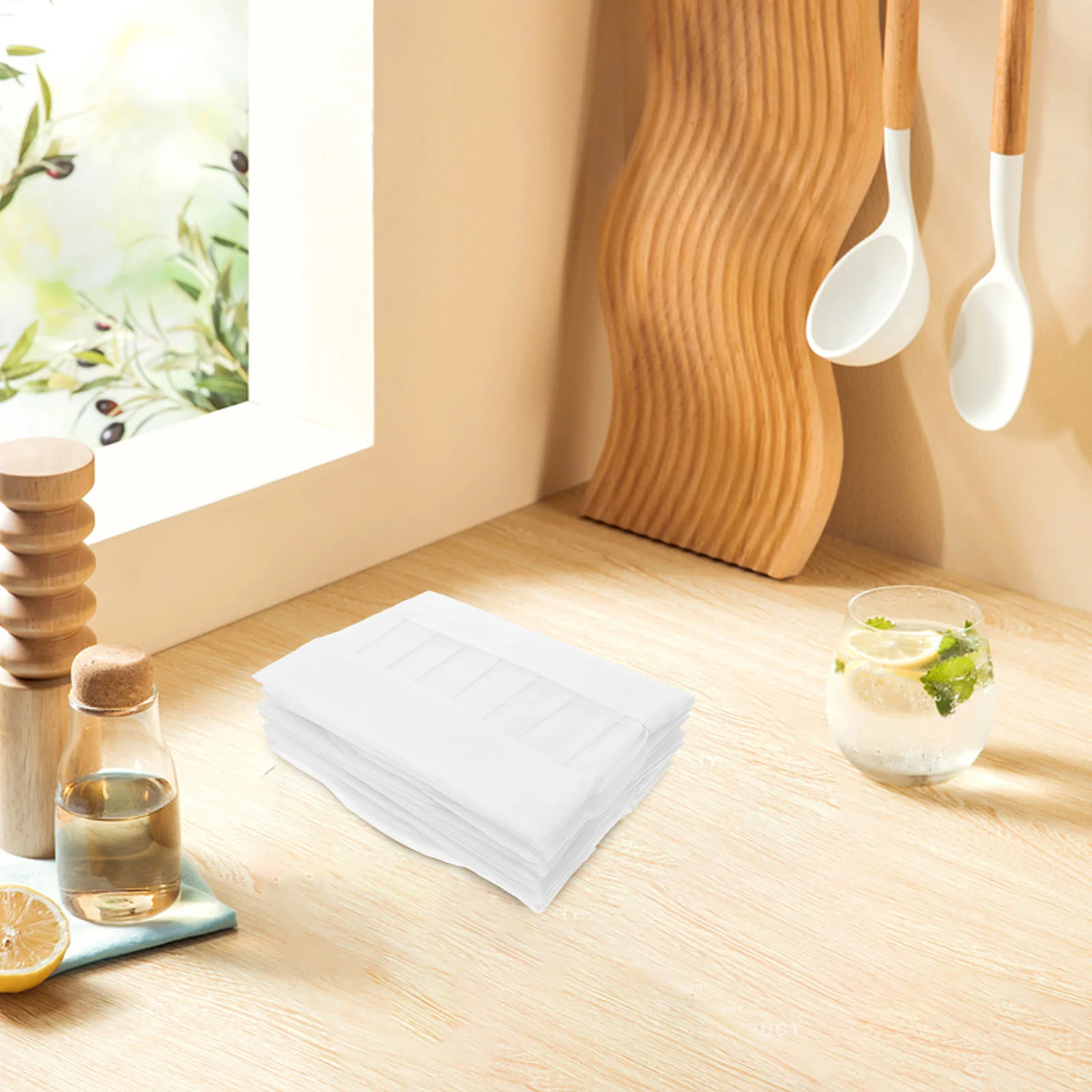 20 шт. детские одноразовые шапки шеф-повара легкие головные уборы простые