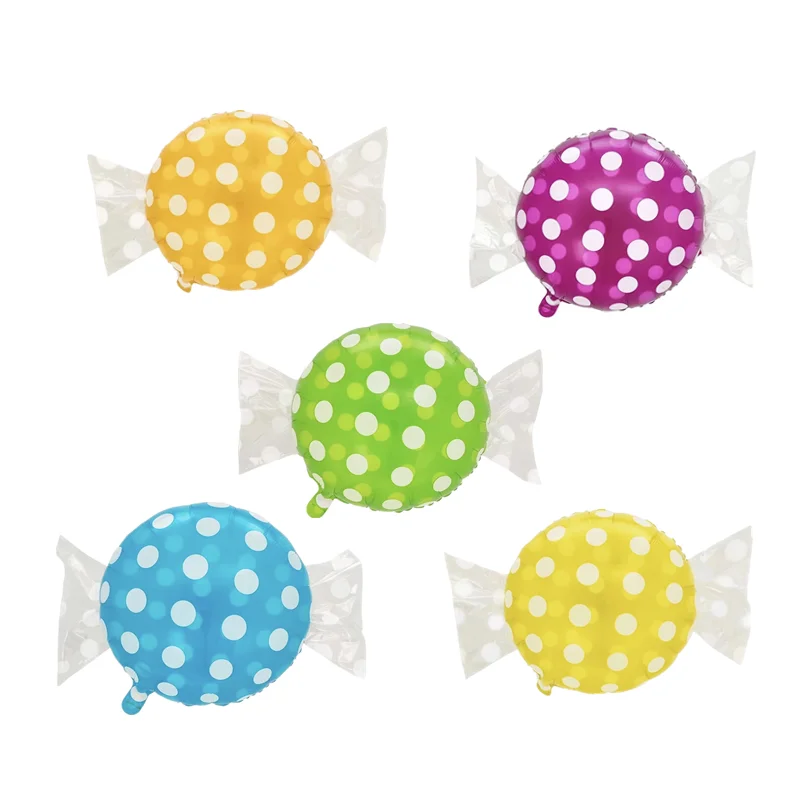 

50pcs Colorful Candy Foil Balloons Lollipop windmill Helium Balloon Birthday Party Decoration Baby Shower kids Inflated toy