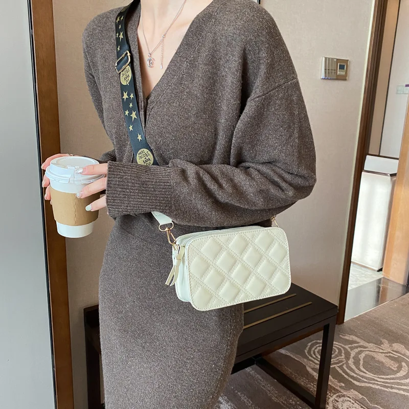 Сумки на плечо для женщин маленькие квадратные модные дамские мессенджеры