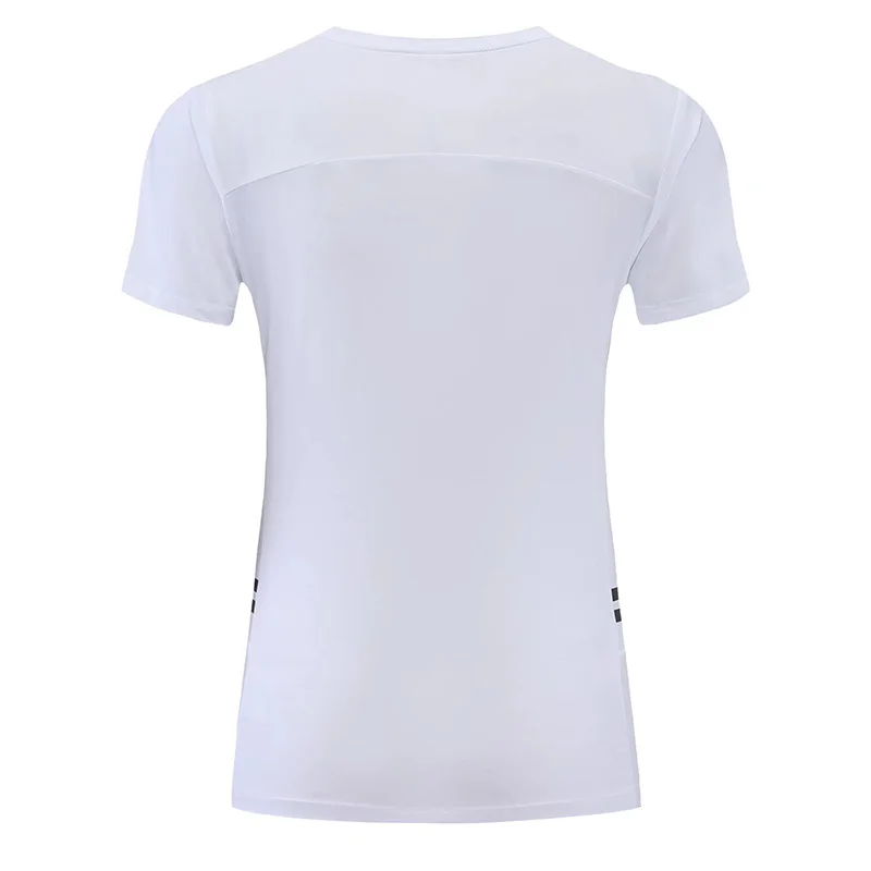 Yoga Run Clothes Breathable Sport Quick Dry Women Workout Shirts Traning Gym Blouse Outdoor Active Slim Short Sleeves