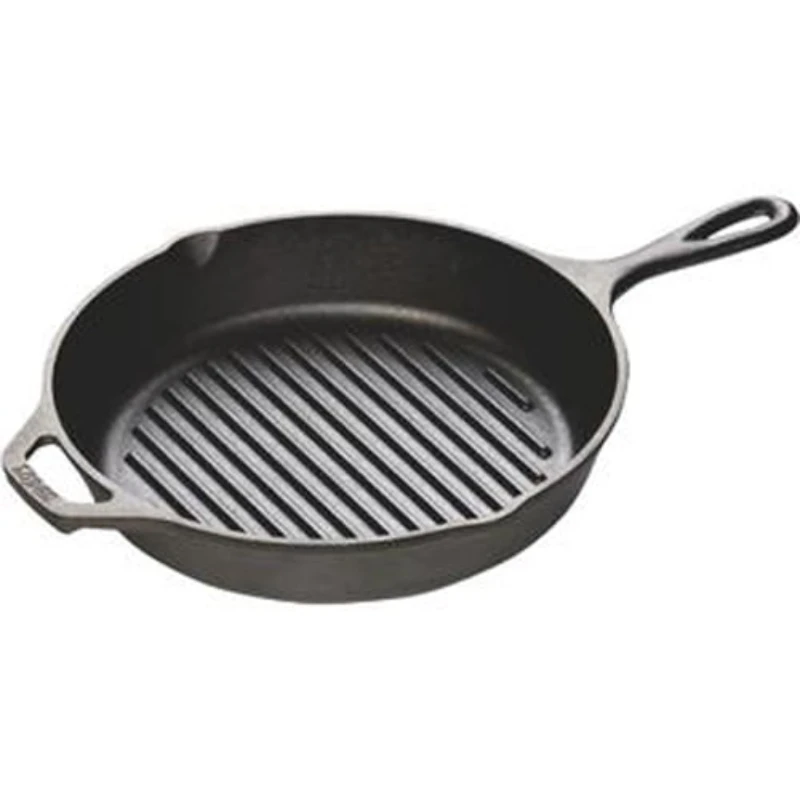 

Cast Iron Logic Pre Seasoned Ribbed Grill Pan 10.25 x 2 in