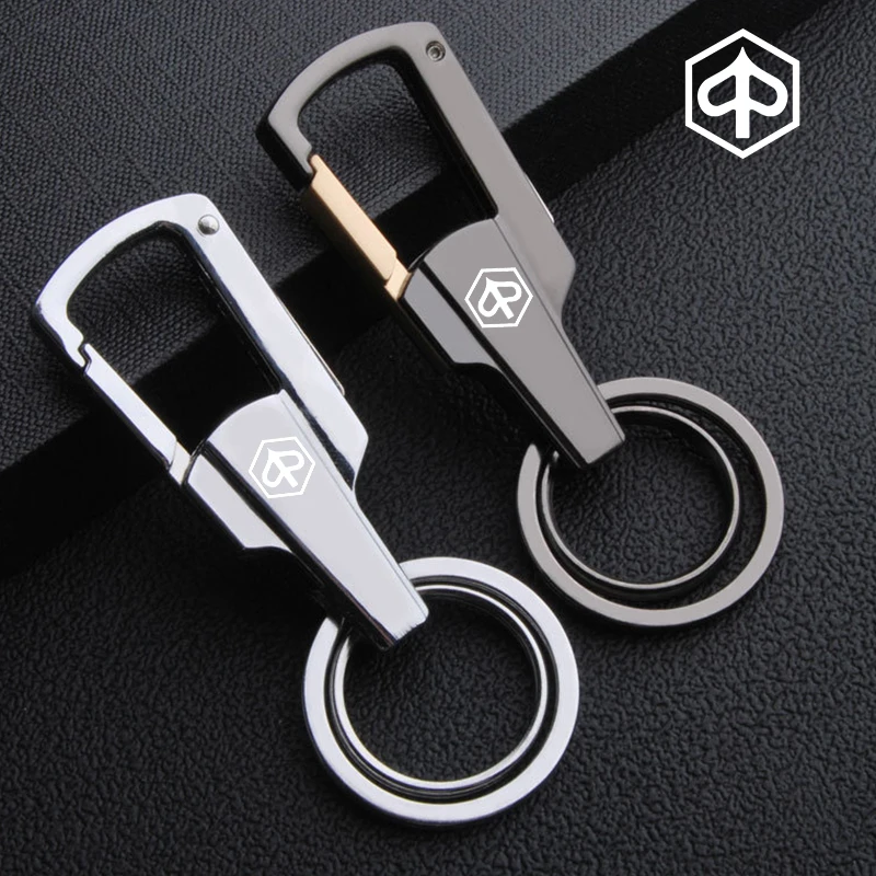 

For PIAGGIO Liberty125 MP3 500 Medley Beverly 300 ZIP50 X7 X9 Customized LOGO Keychain Zinc Alloy Multifunction Car Play Keyring