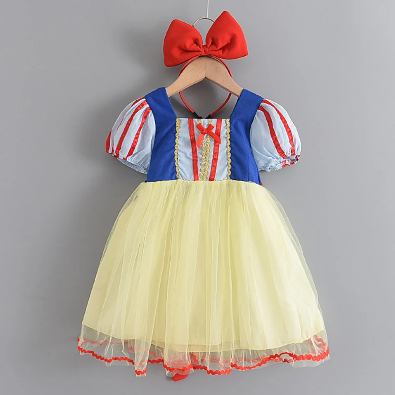 Повседневное платье для девочек с цветами новинка 2021 Летнее Детское принцессы