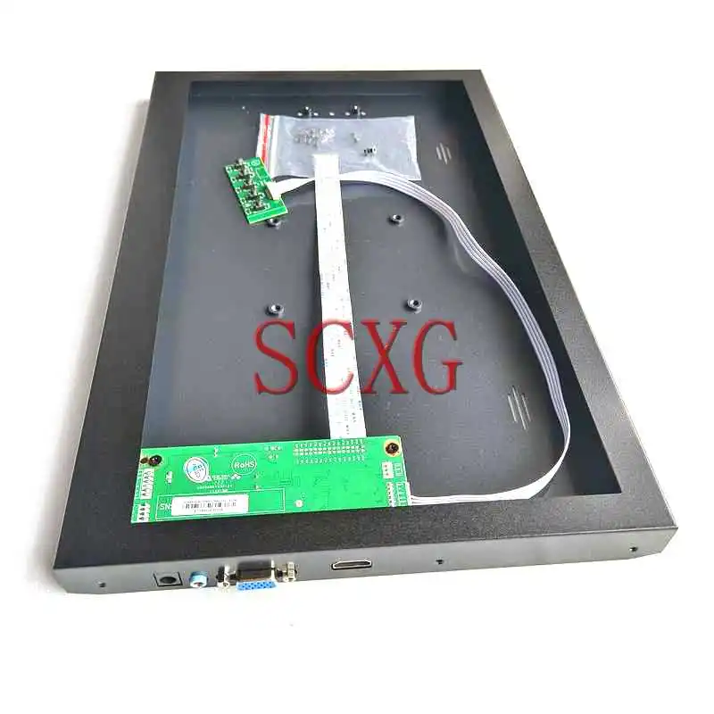 

Fit NT156WHM B156XW04 Monitor Metal Case + LCD Screen Driver Control Board HDMI-Compatible 1366*768 EDP 30-Pin VGA 15.6" DIY Kit