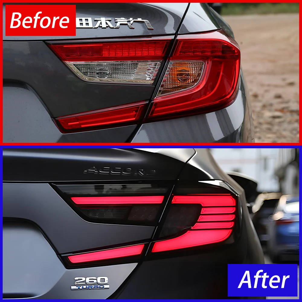 Автомобильные задние фонари в сборе для Honda Accord 2018-2021 светодиодные