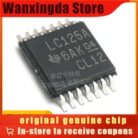 silkscreen lc125a original genuine sn74lvc125apwr tssop14 logic ic chip transceiver