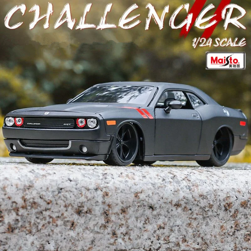 

Гоночная модель автомобиля Maisto 1:24 2008 Dodge Challenger из сплава, литой металлический игрушечный автомобиль, модель автомобиля, коллекция, подарки для детей