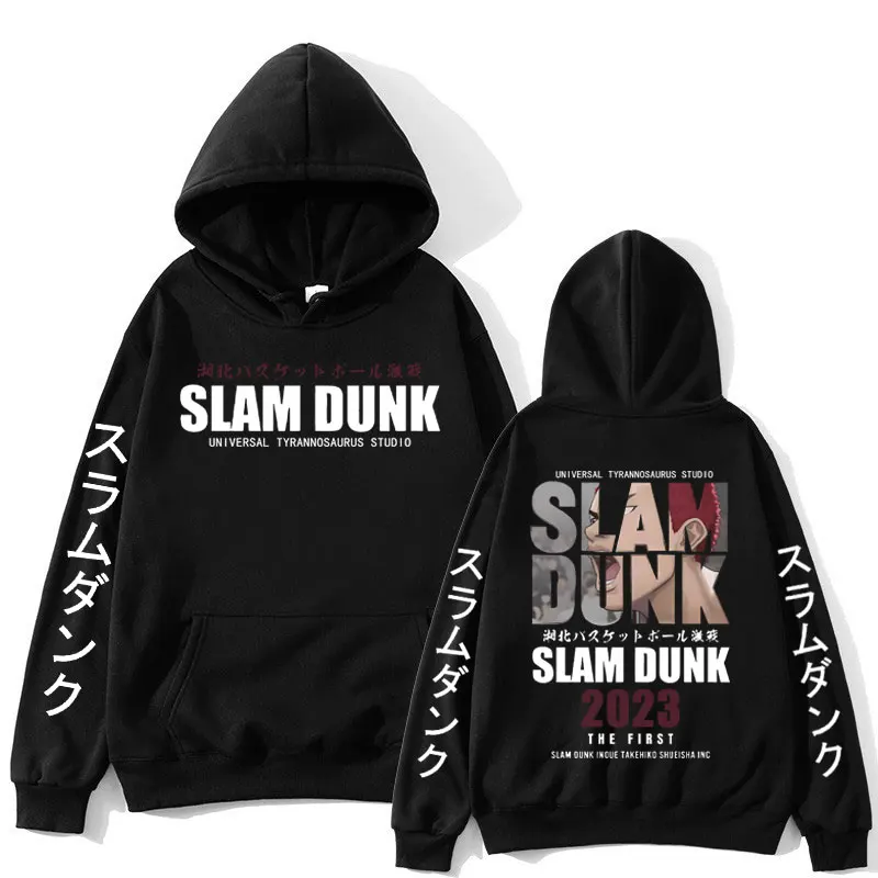 

Anime Slam Dunk Print Hoodies Kaede Rukawa Sakuragi Hanamichi Men Women Hoodie Long Sleeve Fleece Tracksuit Cartoon Y2K Hoodies
