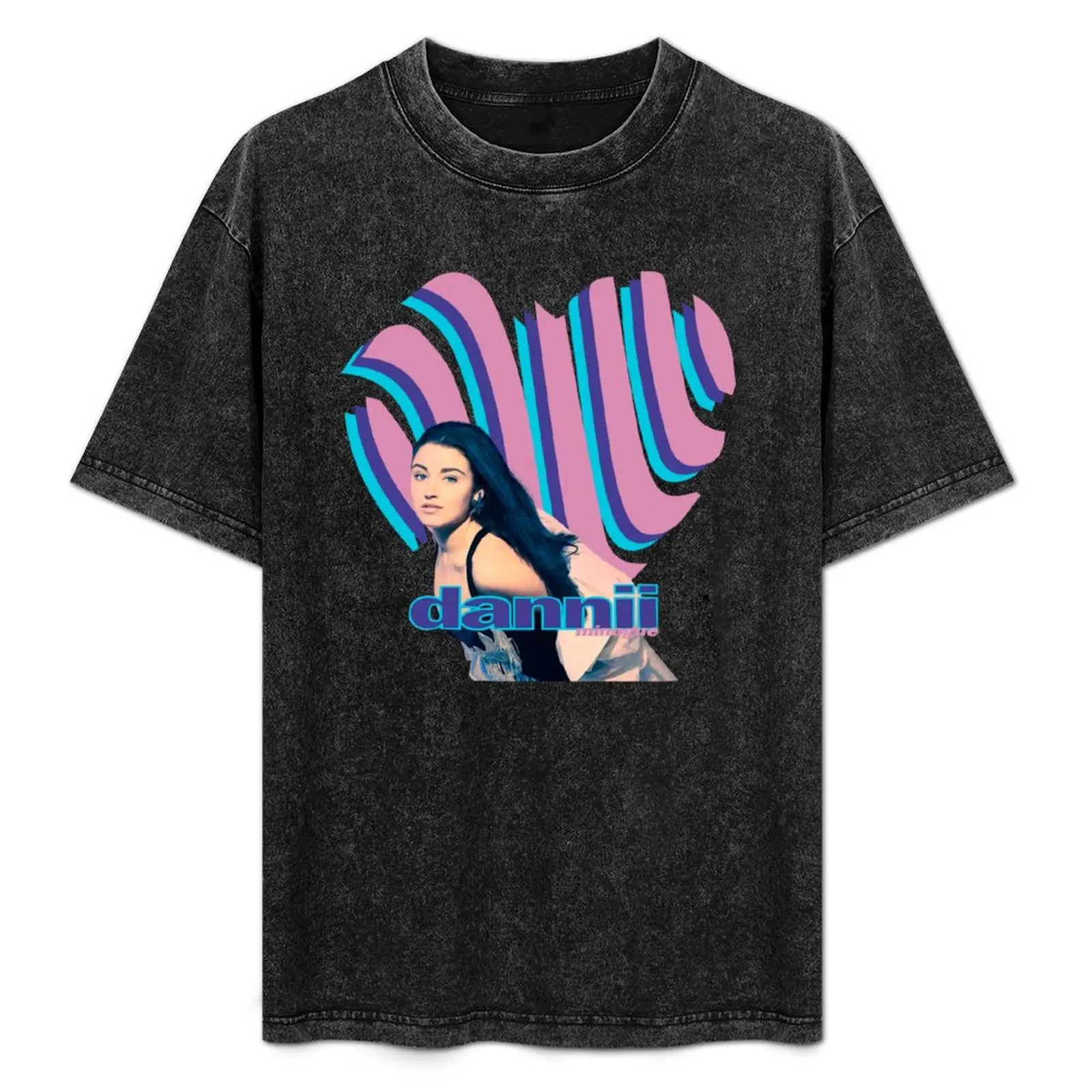 Dannii Minogue-футболка Love and Kisses милая одежда с графикой лето 2025 г. тяжелые футболки для