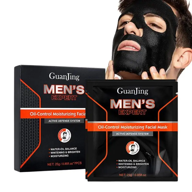 

Hydrating Sheet Masque Charcoal Skin Face Sheets 7 Sheets Soothing Revitalizing Cooling Facial Skincare Sheet Pore Cleansing