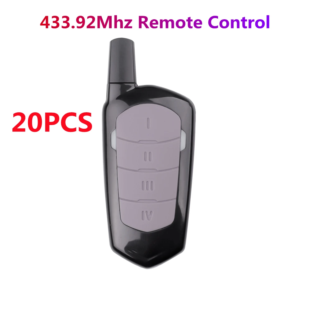 

Дубликатор для дверей 20 шт./лот, 433 МГц, 4 кнопки, 433 МГц