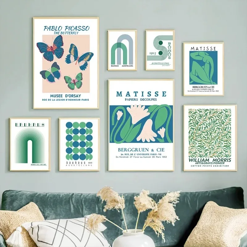 Современные абстрактные настенные художественные постеры и принты Picaso William Morris