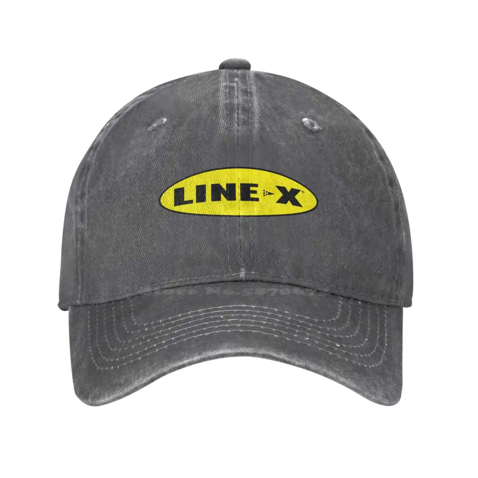

Line-X Logo Printed Graphic Brand Logo High-quality Denim cap Knitted hat Baseball cap