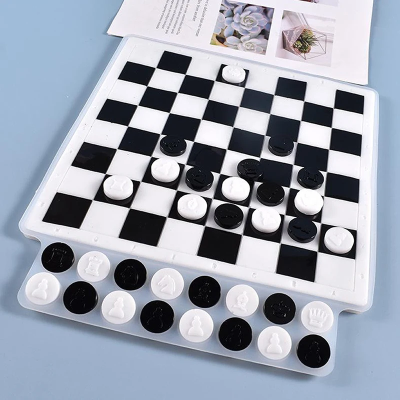 

1 шт., силиконовая форма для шахматных игр