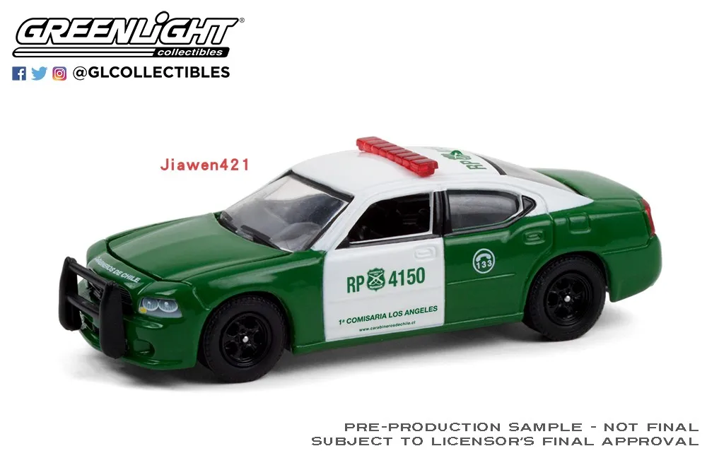 

Зеленая фотография 1:64 2008 Dodge мягкая Автомобильная модель