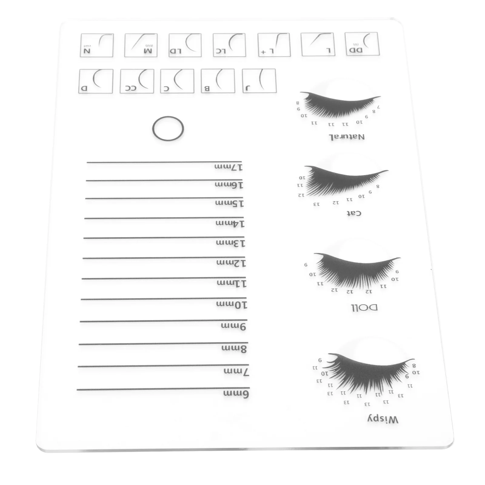 

Eyelash Display Board Tray Grafting Tool Organizer Extension Storage Tools Extensions
