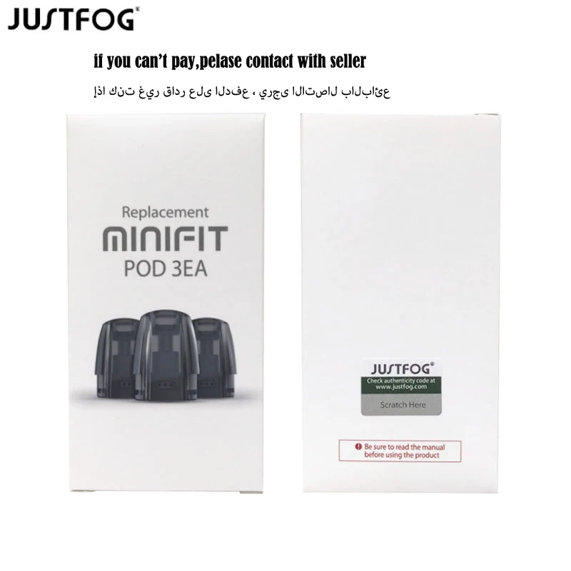 

Картридж Justfog Minifit для электронной сигареты, 30 шт./лот, 1,5 мл