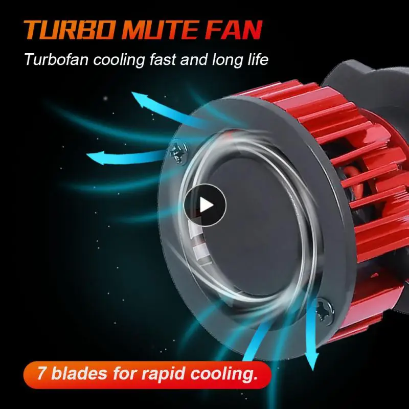 

8000lm Auto Headlight Led Lamps Strong Heat Dissipation Car Led Headlight Easy To Install Waterproof Auto Fog Light Headlamp 26w