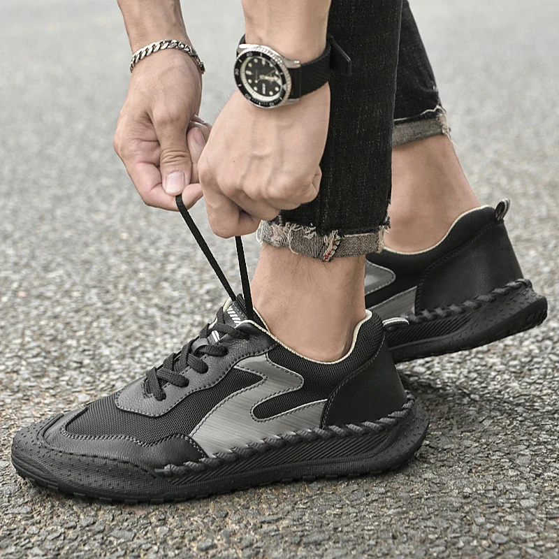 New Men's Golf Shoes Grass Comfort Walking Shoes Large Size 46 Fashion Men's Golf Shoes Mesh Breathable Men's Golf Sneakers