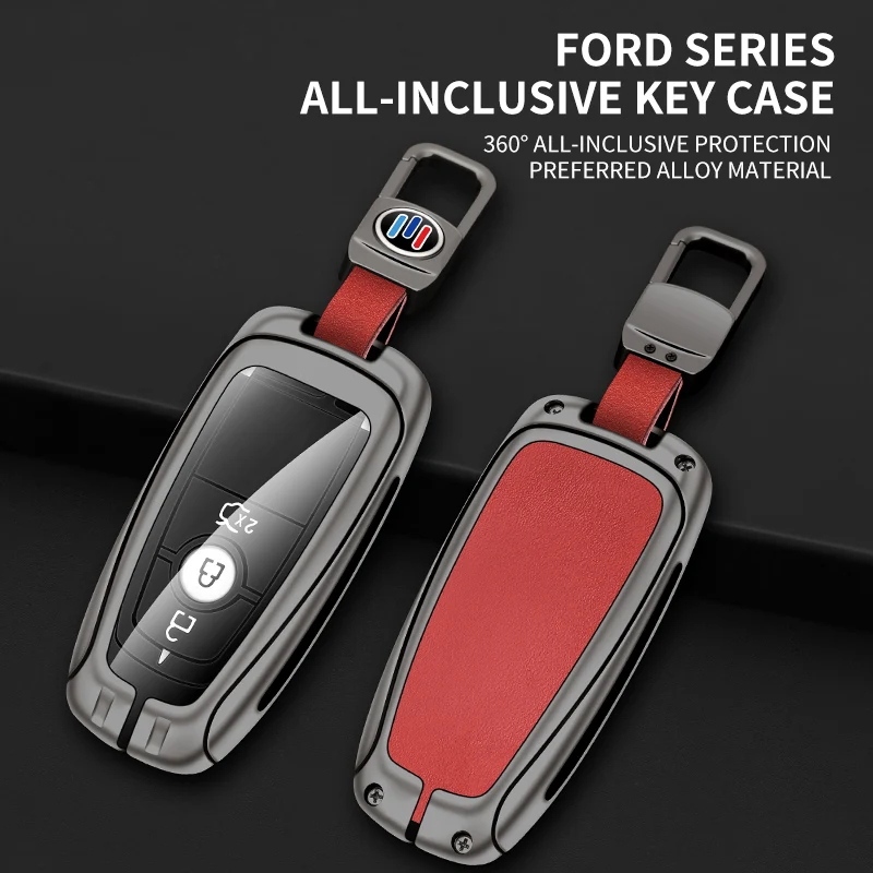 

Keychain Remote Car Key Case Cover Shell Fob For Ford Focus Escort Mondeo Taurus Ecosport Fiesta Kuga Edge Auto Accessories