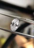 Lab Grown Diamond With IGI Certificate Oval Shape 1.0ct CVD HPHT VS1 D Color