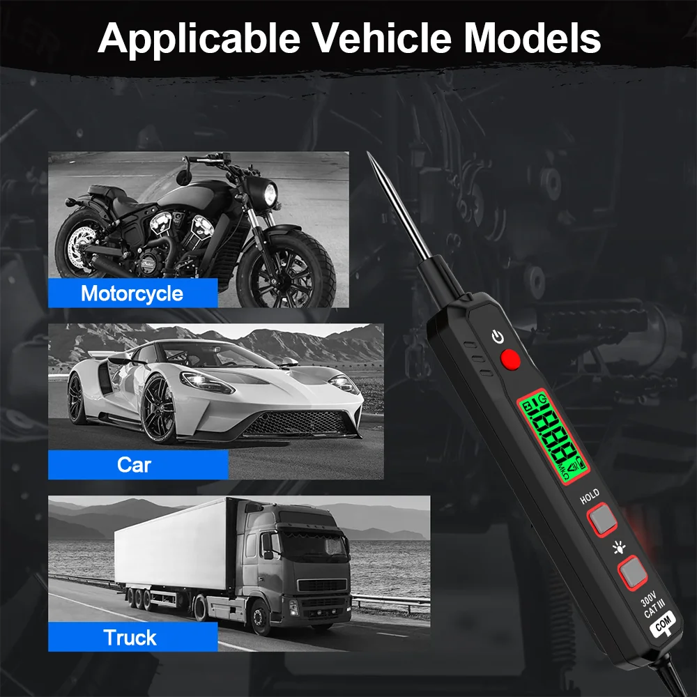 Автомобильный детектор напряжения GVDA ручка тестер электрической линии