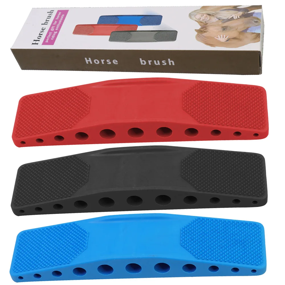 

Equestrian supplies horse brush bath massage brush horse dog grooming brush bath massage brush 6 in 1 hair removal beauty