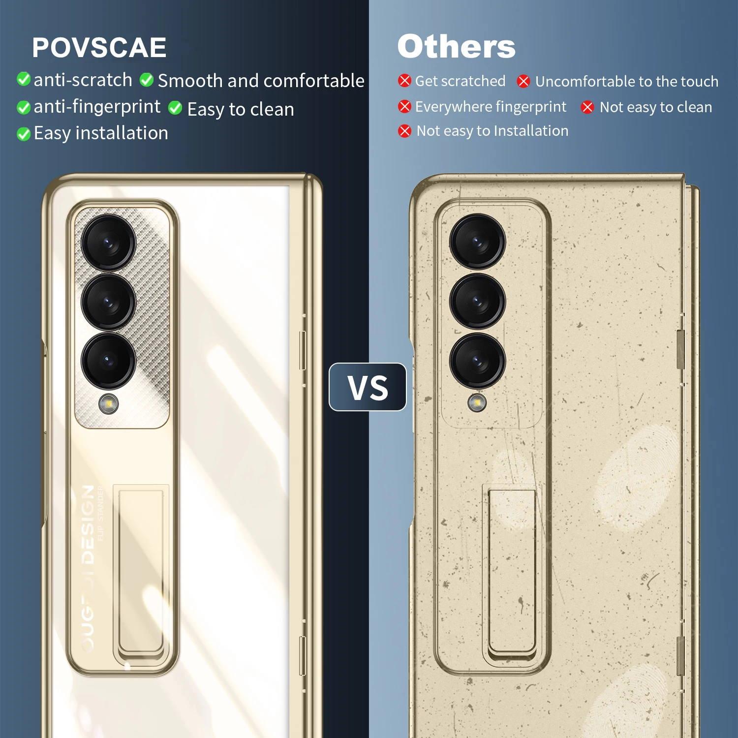 Luxury Plating Phone Case For Samsung Galaxy Z Fold 4 5G Spring Hinge Protection with Magnetic Kickstand Full Screen Protector