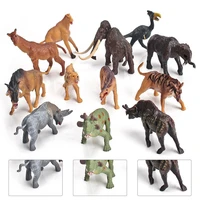 12pcsset animal model mini lightweight pvc kelenken prehistoric animal model for car decoration model toys children gift