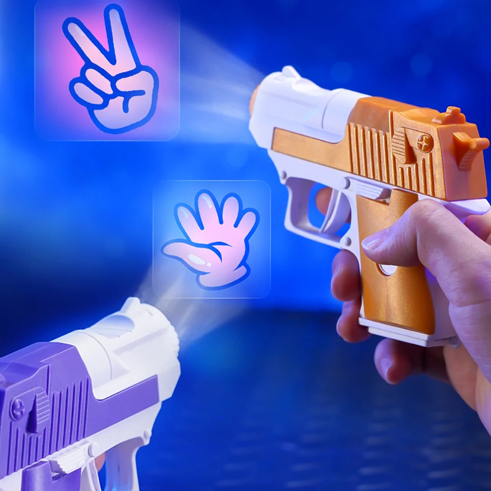 Мини-подростковая недеформируемая декомпрессионная игрушка пистолет проекция