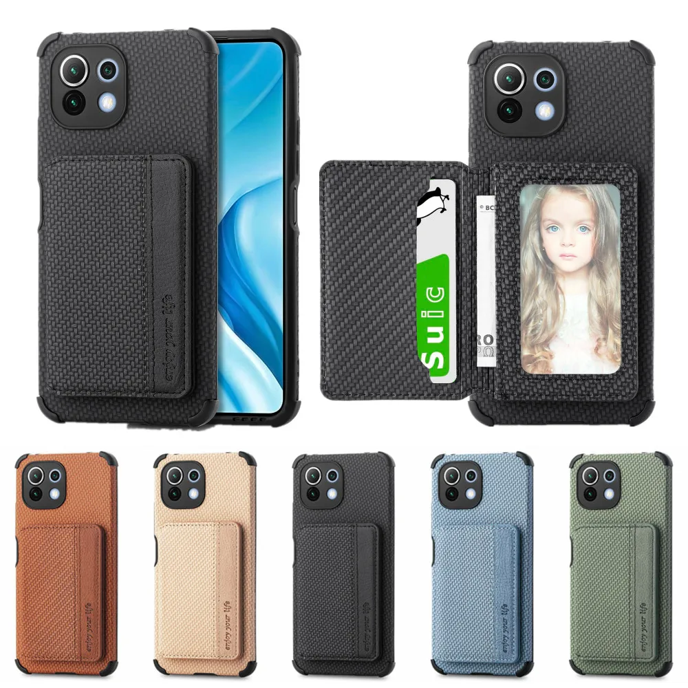 

Magnetic Wallet Phone Fundas for Xiaomi Mi 13 12 11 Lite 10T Pro 10i Poco M3 X3 NFC M5 Card Holder Case PU TPU Shockproof Coque