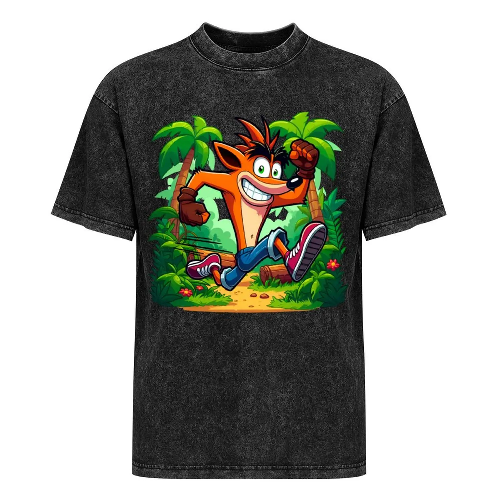 Bandicoot готовая к приключению футболка заготовки аниме летняя одежда роскошная