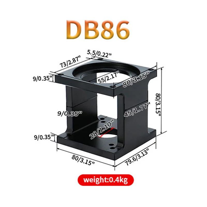 

Кронштейн для серводвигателя YJYZ DB/DS 57/60/80/86/110/130