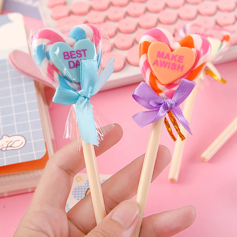 

Kawaii, школьные принадлежности, Офисная ручка, креативный милый леденец, сладкие конфеты, школьные принадлежности, офисные канцелярские това...