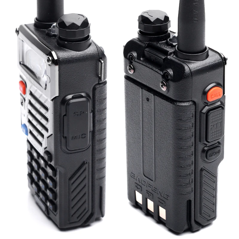 BAOFENG UV-5RB Двухдиапазонный радиопередатчик для полицейских рации-шагометров со сканером, CB- и HAM-трансивером UV5RB UHF 400-520 МГц и VHF 136-174 МГц включен.