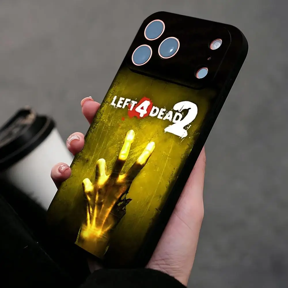 Чехол для телефона Game Left 4 Dead Cool для iPhone 17 16 15 14 13 12 X XR XS 8 Plus Mini Pro Max, мягкий, черный, противоударный (art.: 3920dcb6384da) - 3920dcb6384da