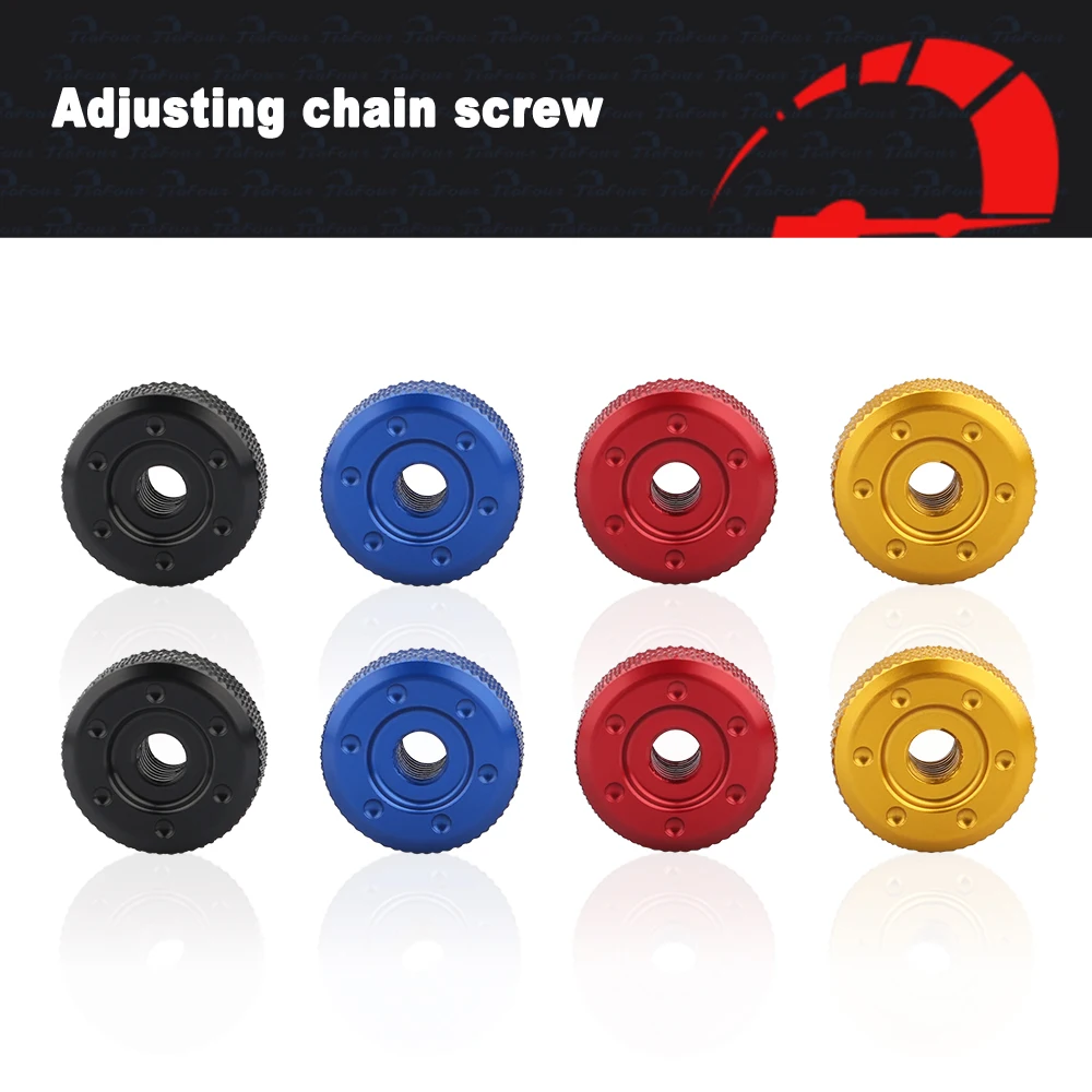 

For CT125 Hunter Cub Trail 125 DAX ST125 MSX125 Grom Motorcycle Rear Chain Adjustment Slider Washers Nuts Security Bolts Screws