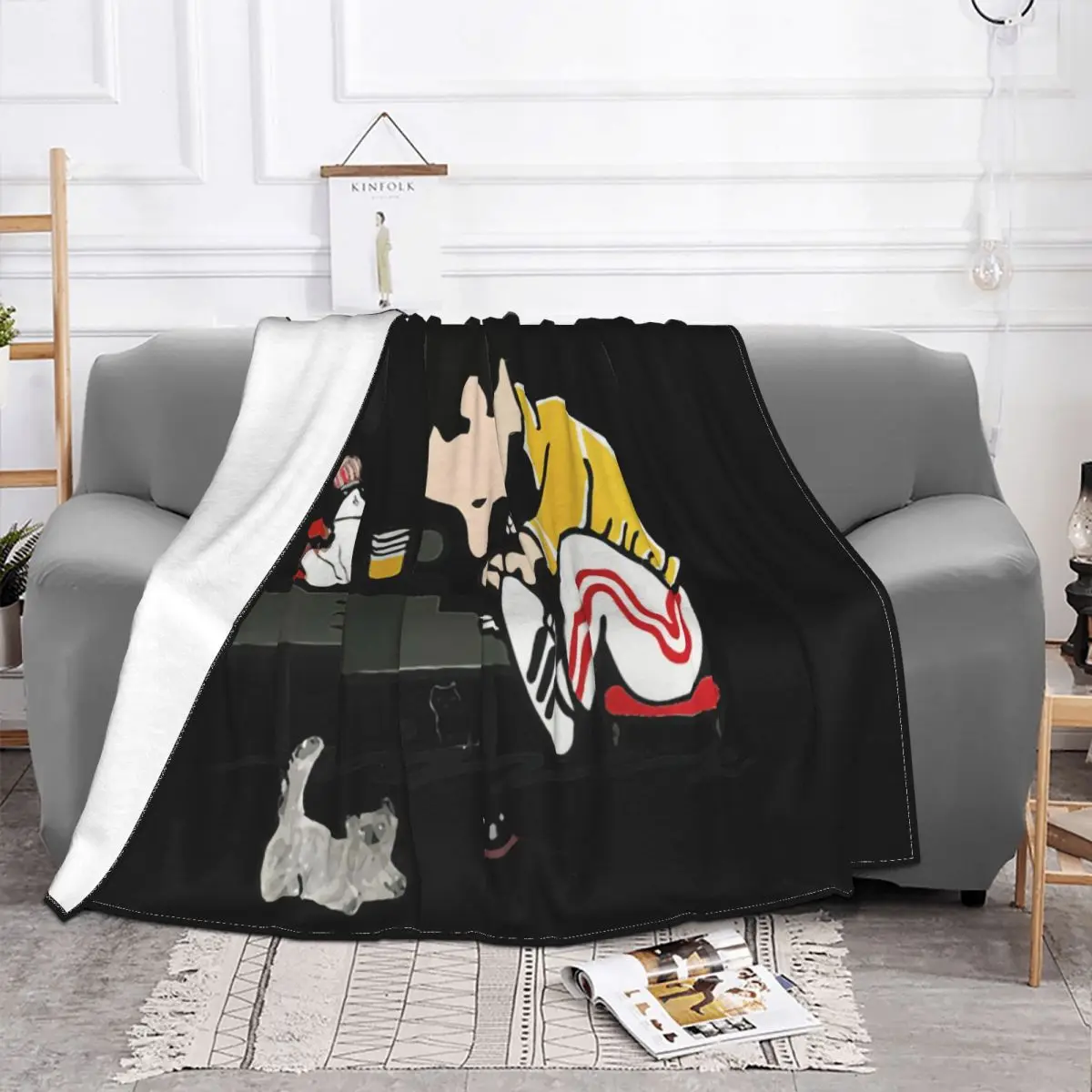 Uomo Freddie Mercury Piano Beer Cats Bohemian Rhapsody Rock Art Moda Fb Фитнес Интересные фотографии Плед